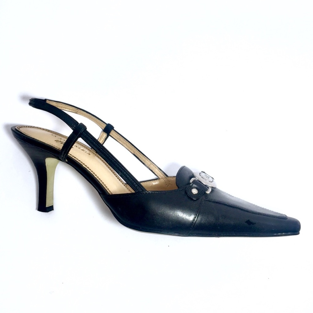 Anne Klein iFlex Malalam Leather Heels